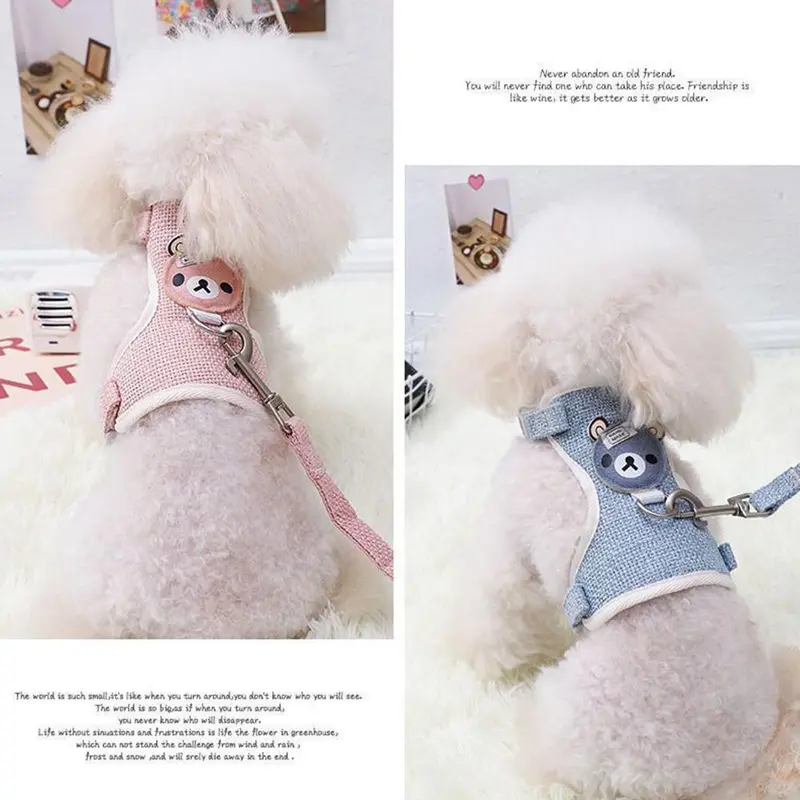 Dây Xích Mèo, Phong Cách Áo Vest, Dễ Thương Và Cổ Tích, Thích Hợp Cho Mèo Và Chó, Dây Xích Chó, Phong Cách Dây Nịt, Đi Dạo, O2Q3 2