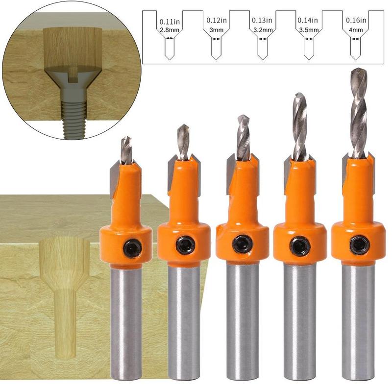 Woodworking Hole Drill Bit Set, Woodworking Hole Drill Bit Set, Power Tool Accessories for Woodworking, Home Improvement & Home Care Supplies 4