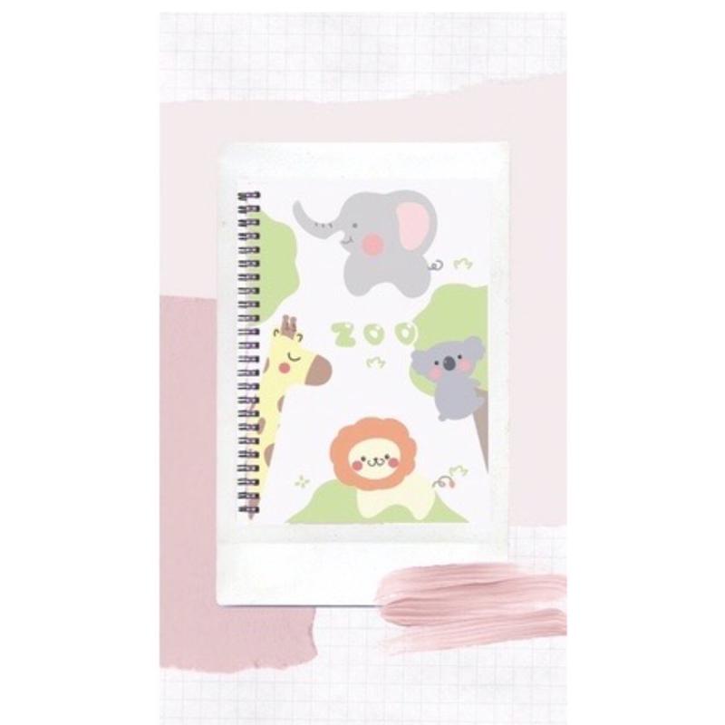 Buku tulis sekolah lucu notebook jurnal harian buku diary design hewan lucu ukuran a5 isi 100 halaman bergaris dan polos murah 2