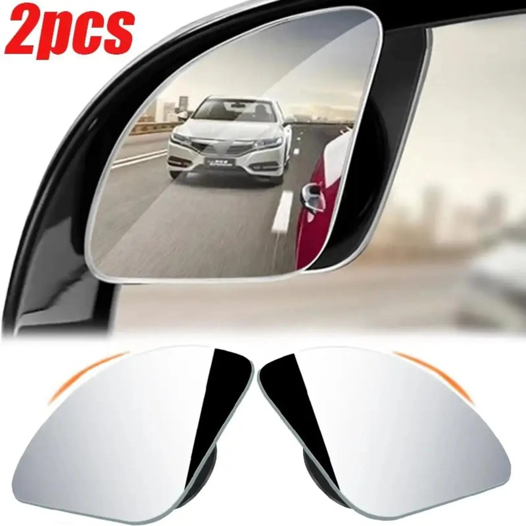 1Pair Car Blind Spot Mirror, Car Small Round Mirror, Reverse Assist Mirror, Car Accessories