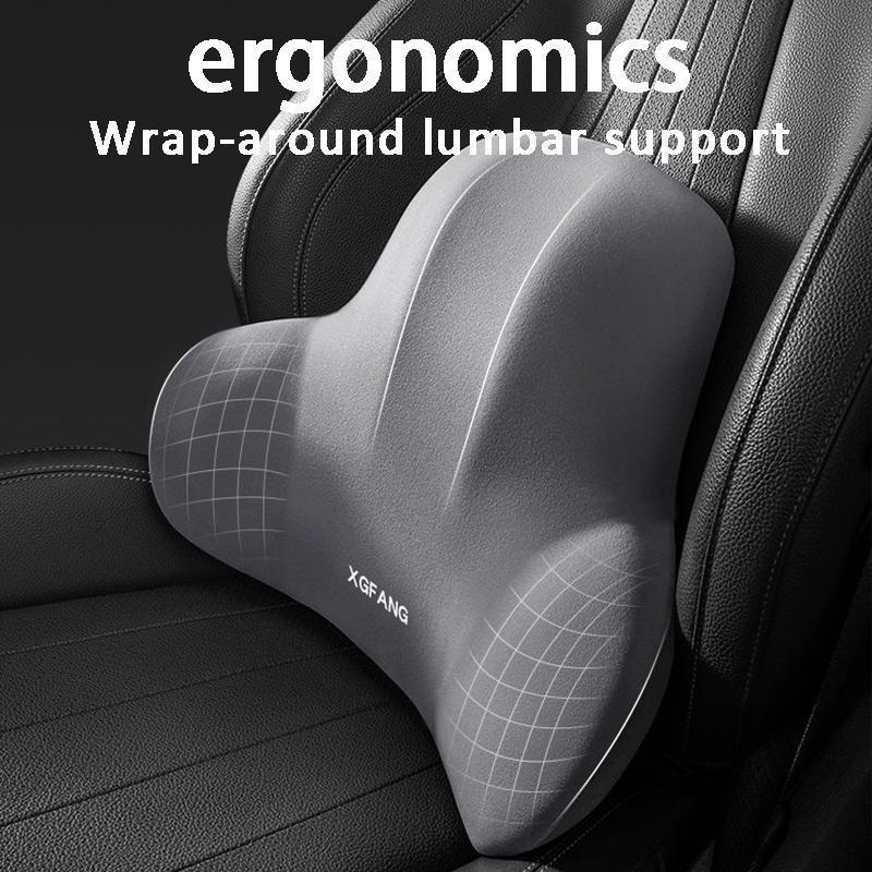 Product Introduction of Car Seat Neck Pillow & Lumbar Support Pillow Set, U-shaped Design Headrest Waist Rest for Office Chair and Gaming Chair, Auto Interior Accessories 3