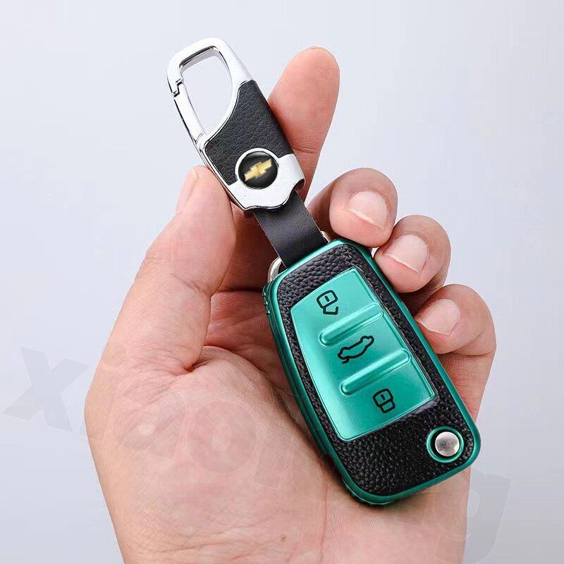 Product Introduction of sale high quality leather metal car keychain motorcycle car key holder motorcycle accessories fashion car key chain men women car gift car accessories For Chevrolet Malibu TrailBlazer Spark Cruze Aveo Suburban Captiva Optra Spin Camaro Sonic ColoradoCAR 9