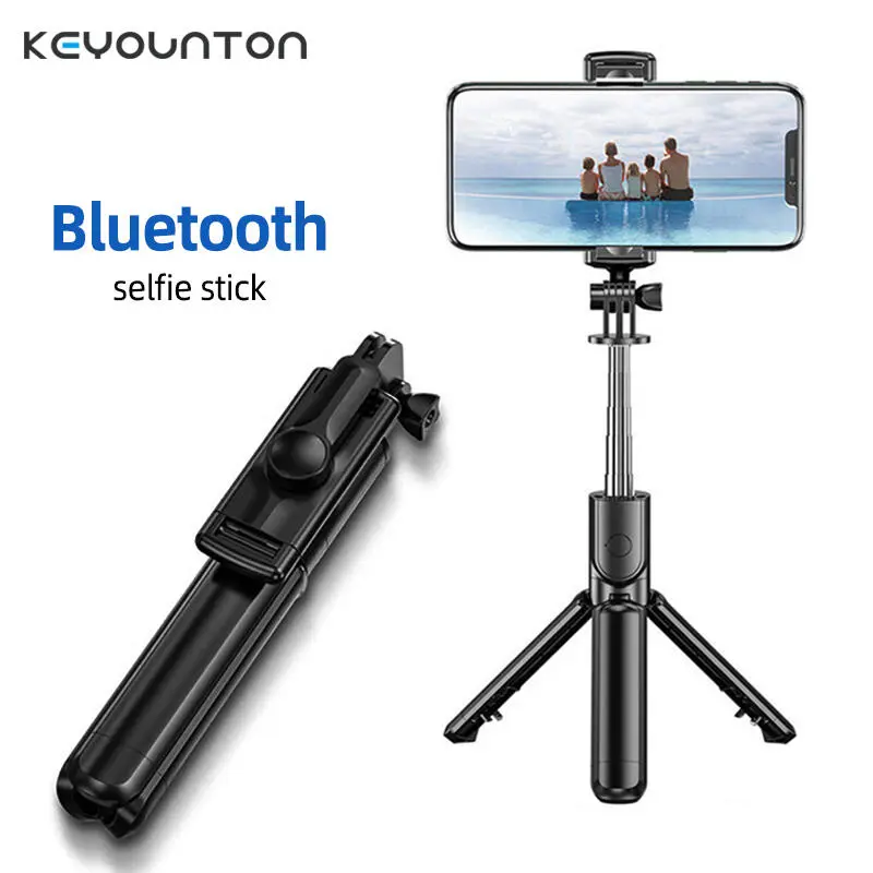 Wireless Bluetooth Selfie Stick Remote Photo Holder Camera Monopod Shutter 360 Degree Rotation Mini Live Tripod