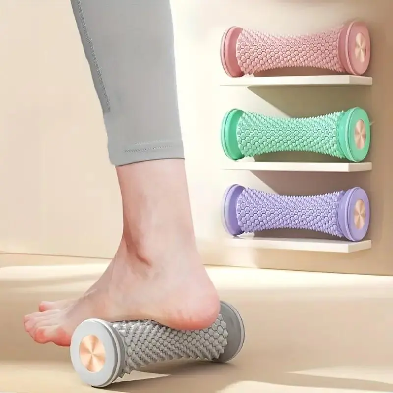 Foot Massage Roller, 1 Count Multifunctional Portable Yoga Fascia Ball for Plantar Fasciitis, Deep Reflexology Tissue Muscle Massage for Foot Heel Pain 0