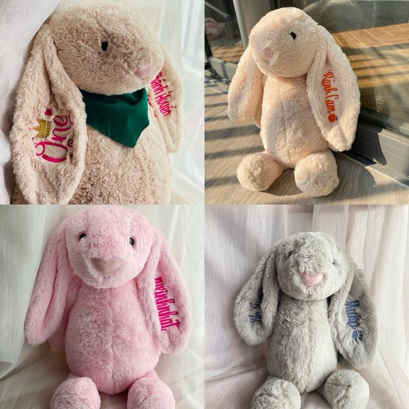 [ FREE THÊU TÊN ] Gấu Bông thỏ BUNNY dễ thương nhiều màu cho bé, đồ chơi thú nhồi bông quà tặng sinh nhật