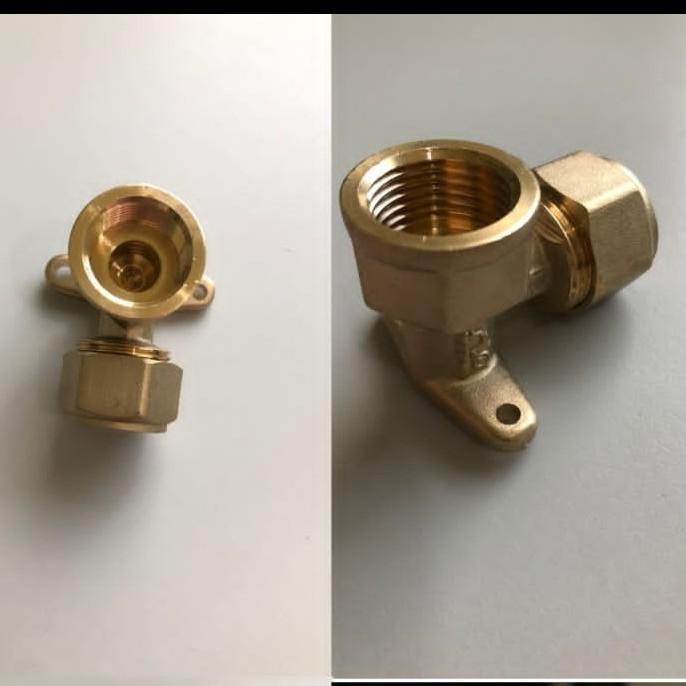 KNEE/SOKET/TEE SAMBUNGAN RIPENG AIR PANAS KUNINGAN WATER HEATER MODEL ONDA 3