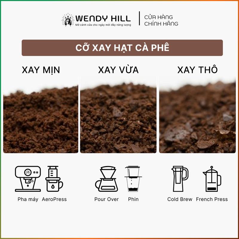 [LST] 500gr Cafe VỪA VẶN - ROBUSTA MEDIUM (Đắng Vừa) 100% ROBUSTA Rang Vừa, Cà Phê Mộc, Rang Xay Nguyên Chất Coffee | Wendyhill 7