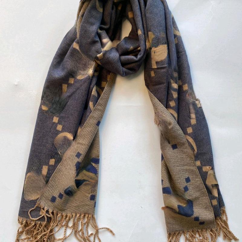 (Et 55) syal wool kashmir winter 195x67 (konfirmasi dulu sebelum co ) 1