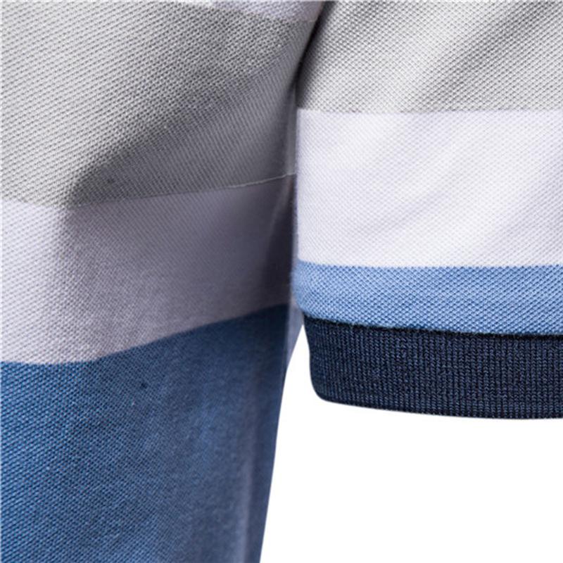Product Introduction of Men Polo Men Shirt Short Sleeve Polo Shirt Contrast Color Polo New Clothing Summer Streetwear Casual Fashion Men Tops 7