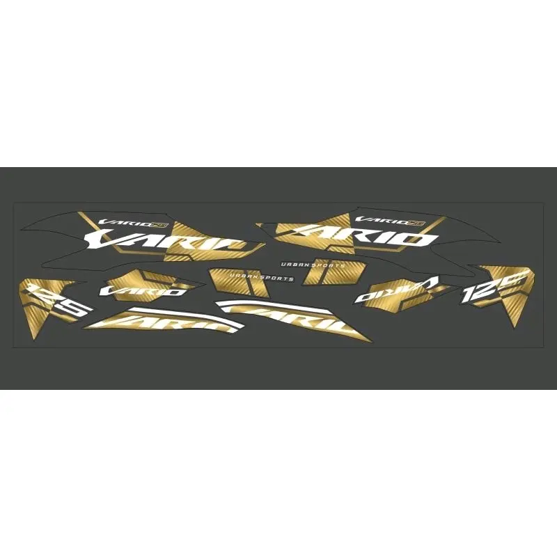 COD STICKER STRIPING TRANSPARAN HONDA VARIO 125CC DAN 150CC TAHUN 2018 SAMPAI 2021 MOTIF MALAYSIA BAHAN MAXDECAL VIRAL Motorcycle 6