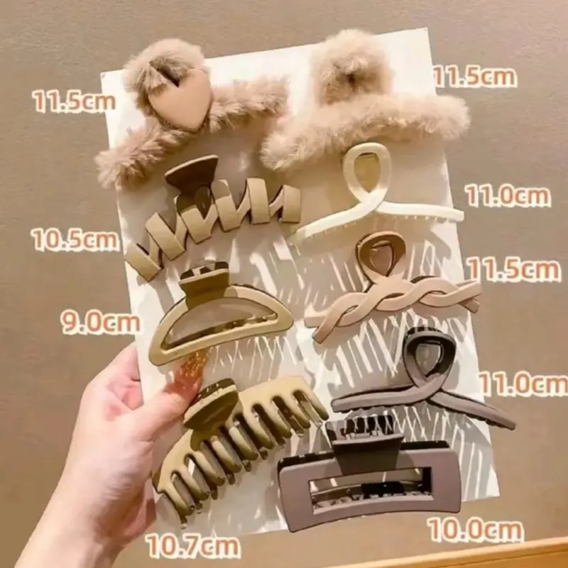 Set 9 Kẹp Tóc Nữ Đủ Kiểu Ngẫu Nhiên Phong Cách Chuẩn Hàn Quốc Nữ Women Tết, Xuân, Năm Mới 0