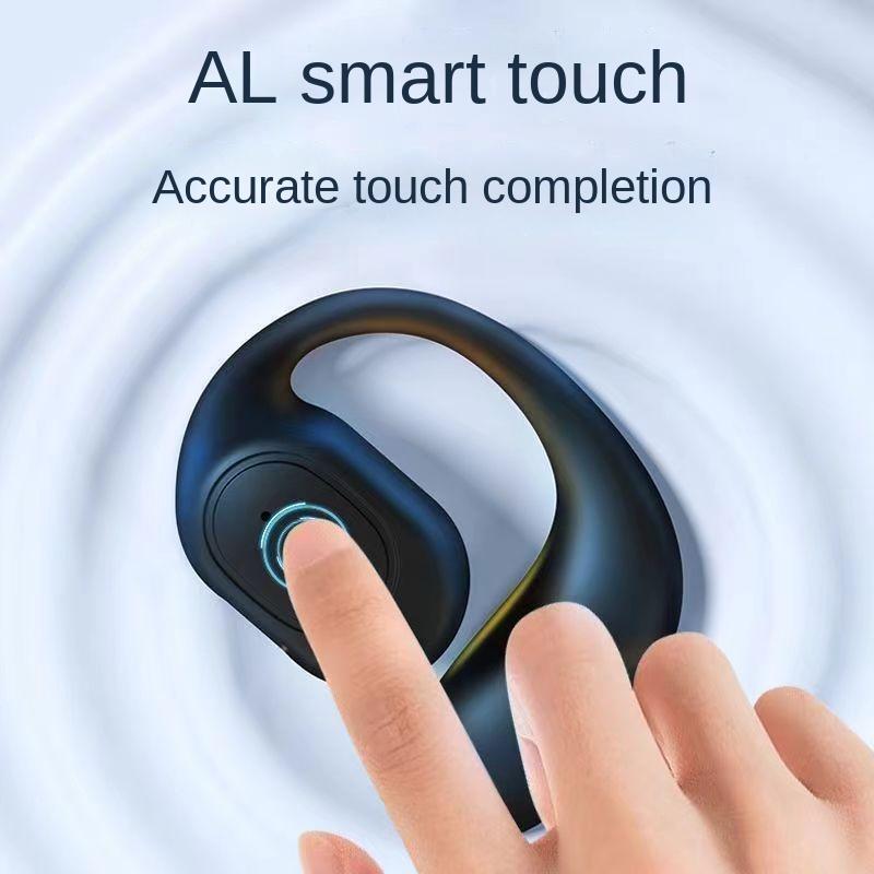 Tai Nghe Bluetooth, Không Dây, Không Trong Tai, Gắn Tai, Chất Lượng Âm Thanh Cao, Thời Lượng Pin Dài, Thích Hợp Cho Thể Thao, Chức Năng Khử Tiếng Ồn, Áp Dụng Cho Điện Thoại Apple Và Android Nhét Tai Nghe Nhạc Earphone 3