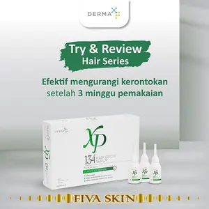 DERMA XP HAIR GROW SERUM RAMBUT RONTOK DAN PENGUAT AKAR RAMBUT