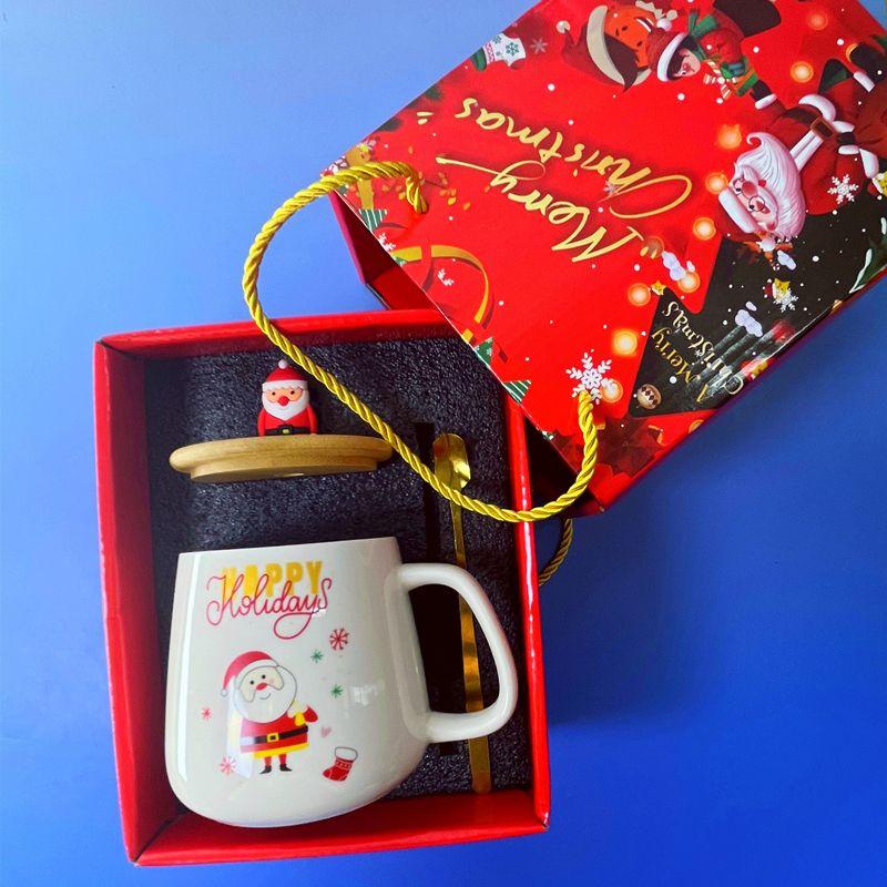 Product Introduction of Cốc Gốm, Thiết Kế Ông Già Noel Giáng Sinh, Hộp Quà Người Tuyết, Cốc Cây Thông Noel, Thích Hợp Làm Quà Tặng Cho Bạn Bè Và Bạn Gái 14
