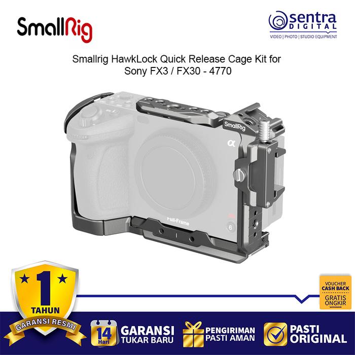 Gambar Cage Kit SmallRig HawkLock 4770 – Fast Mount System untuk Sony FX3/FX30 dari Sentra Digital Kota Surabaya Tokopedia