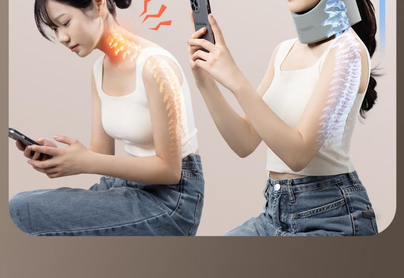 Product Introduction of Neck Support Bandana Neck Support Anti-Lower Head Forward Cervical Spine Brace Home Physiotherapy Traction Artifact Support Scarf Autumn and Winter Comfort 8