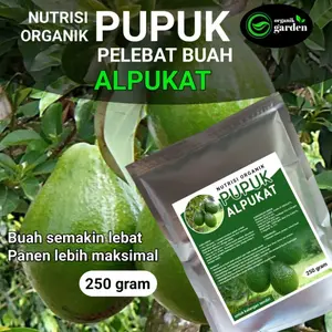 pupuk pelebat buah ALPUKAT | booster nutrisi organik 250 gram Serbuk Tanah
