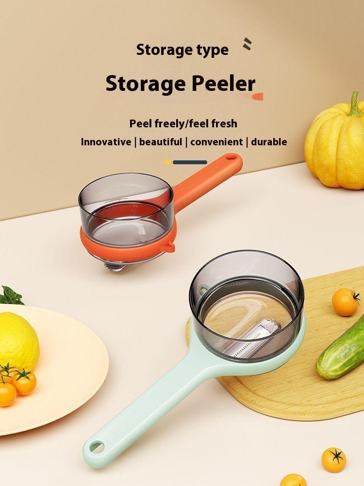 Product Introduction of Multifunctional Paring Knife Storage Type Household Kitchen Dedicated Fruit Potato Peeling Artifact Fruit Peeler Utensils 2