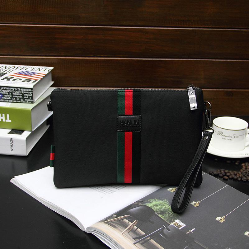  Túi Xách Vải Bố Túi Xách Nhanh Nam Giới Người Nổi Tiếng Cùng Phong Cách Dung Lượng Lớn Túi Phong Bì Ví Cầm Tay Da Mềm Với Màu Tương Phản Dành Cho Nam 