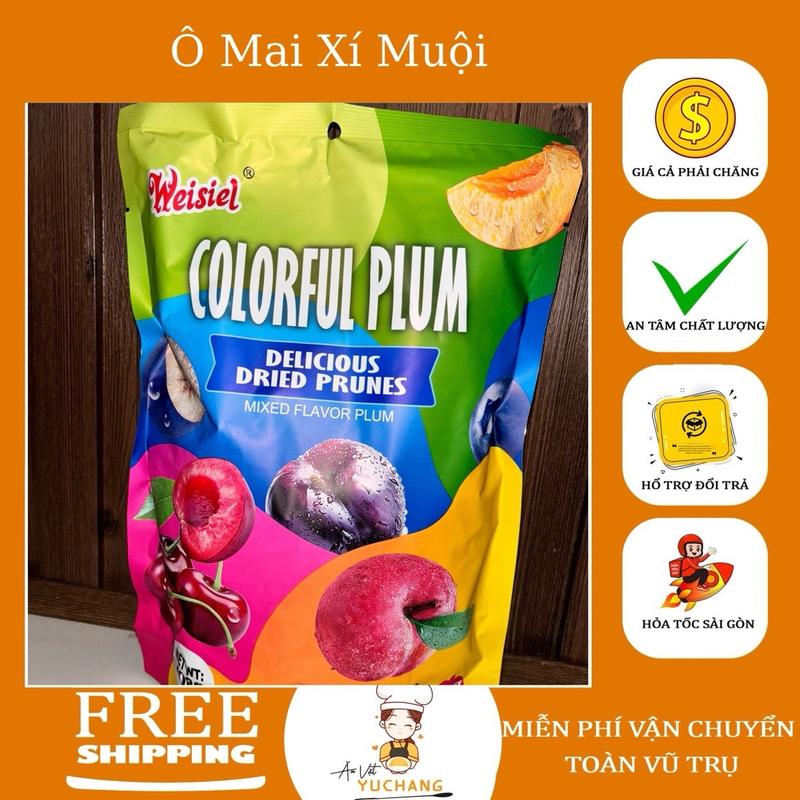 Ô Mai Xí Muội Cherry, Việt Quất - Ăn Vặt Yuchang Chua Snack