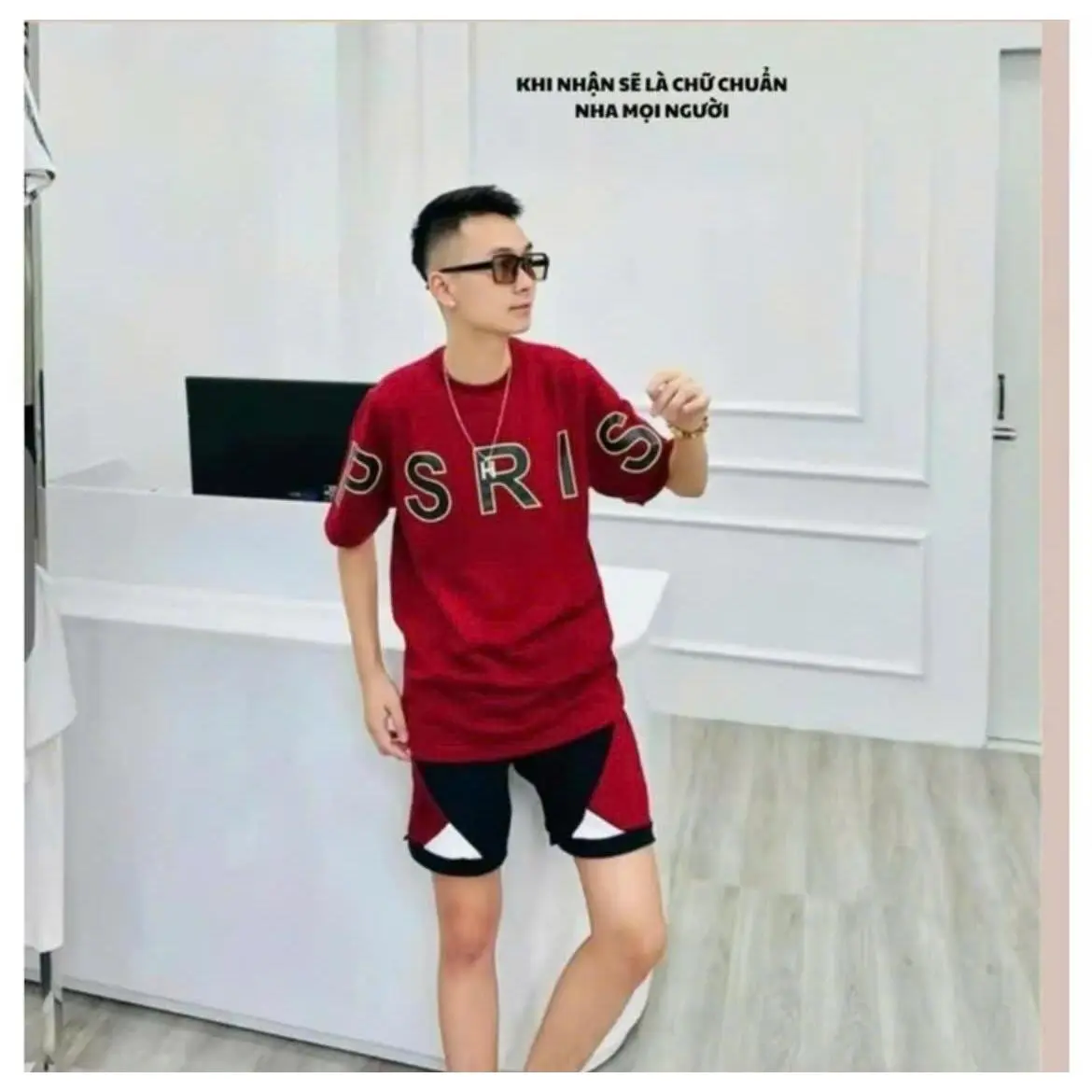 Bộ cộc nam nữ Paris chất liệu cotton cao cấp, phong cách trẻ trung dành cho cả nam và nữ, phù hợp mọi lứa tuổi đủ size