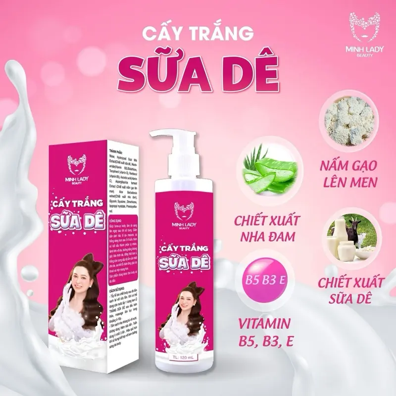 CẤY TRẮNG SỮA DÊ MINH LADY