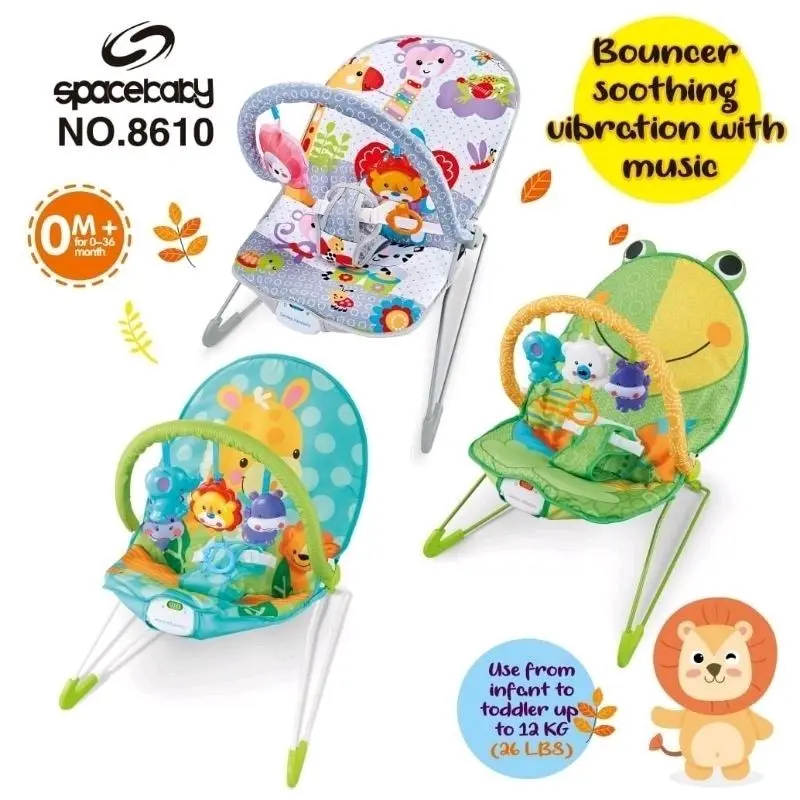 Bouncer Spacebaby SB 8610/ Tempat Duduk Bayi  Baru lahir Balita Cowok Cewek