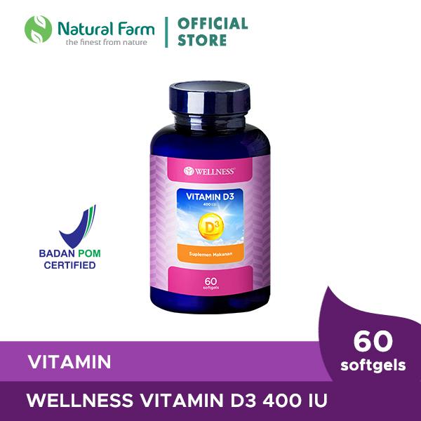 Gambar Wellness Vitamin D3-400 I.U - 60 Softgels - WELLNESS VITAMIN D3-400 I.U dari Wellness Indonesia_NEW Kota Bandung 5 Tokopedia