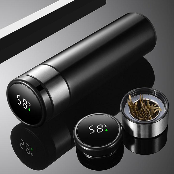 Bình Giữ Nhiệt Nhiệt Kế 500ml 1000ml Inox 304 An Toàn Không Rỉ