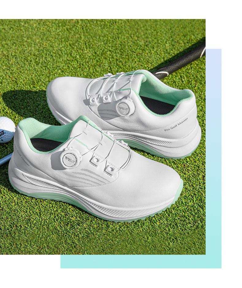 Product Introduction of [PGM] Golf Shoe Summer Women's Shoes Waterproof Knob Women's Sports Shoes Non-Slip Shock-Absorbing Lightweight Nail-Free Shoes Xz383 18