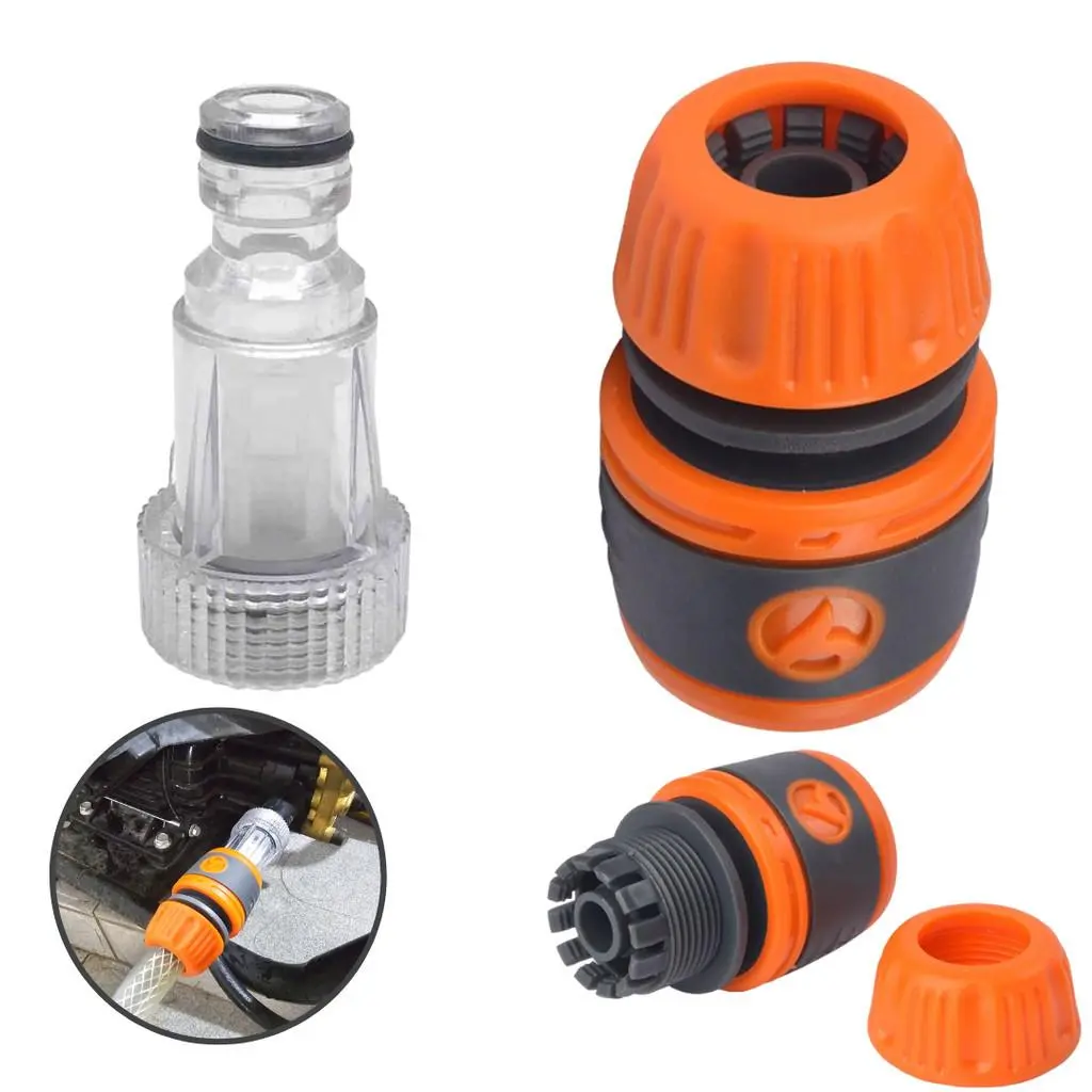 Khớp Nối Nhanh Ống Dẫn Nước Đầu Vào Cho Máy Rửa Xe, Cút Nối ống Dẫn Nước Phi 12,14,16