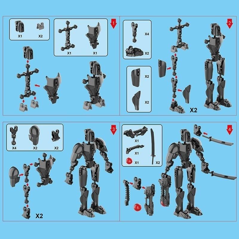 Terlaris [Baru] 13 Figur Aksi Cetak 3D Terbaru, Mainan Robot Multi-Artikulasi/Mainan Anak dummy action figure