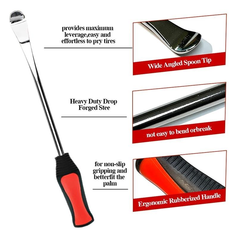 Product Introduction of High quality 30/37cm Car Motorcycle Bike Tire Pry Bar Pry Plate Pick Tire Repair Tools 24