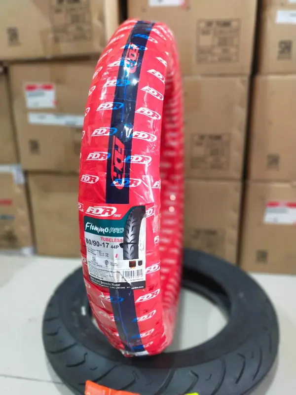 Ban Fdr Flemmo Pro 70/90 80/90 Ring 17 FREE Pentil Tubeless 4