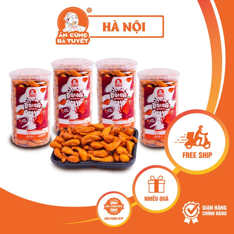 Snack Đùi Gà Tê Cay - Thực Phẩm Ăn Liền Tuyệt Vời- ĂN CÙNG BÀ TUYẾT