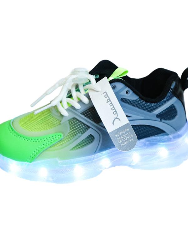 Kids Cute Luminous with Light Sneakers, Summer 2025 New Casual Comfortable Breathable Sports Running Shoes, Trendy Walking Shoes for Kids, Barefoot Shoes Designer Shoes 7