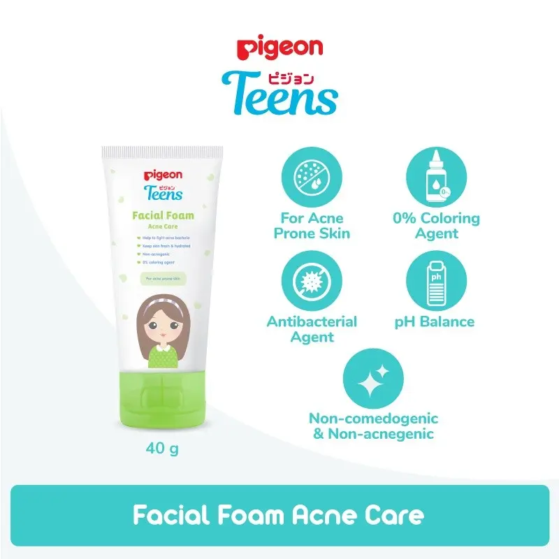 Pigeon Teens Facial Wash Acne Ranger Gel / Toner / Moisturizer Sunscreen SPF35/PA+++ Perawatan Jerawat Aca Baby Essential spf 50 mencerahkan 1