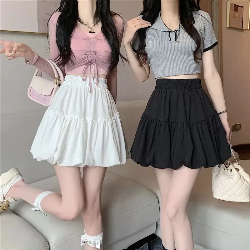 Chân váy bí ngô cao cấp phong cách hàn quốc trẻ trung năng động cho nữ Women Voi Voan