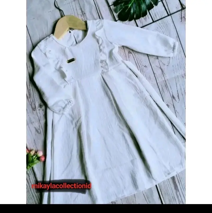 Gamis Anak Adiba/ Gamis anak crinckle air flow premium/Gamis anak 1-9tahun/Gamis anak terbaru 2023 6