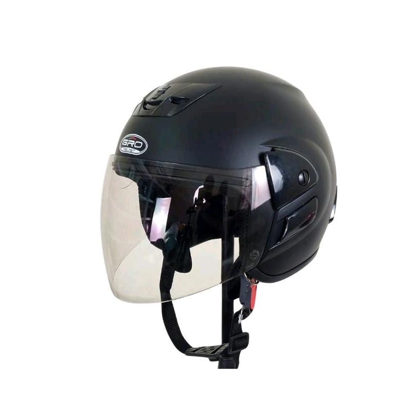 Mũ bảo hiểm 3/4 trùm đầu có kính GRO HD -  Phong cách và đầy cá tính Helmet mubaohiem nón non  chinhhang
