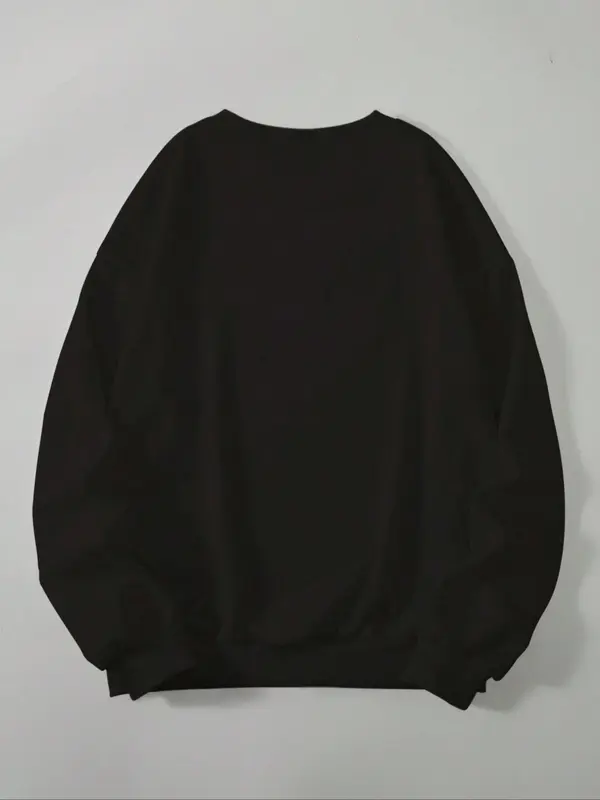 Women's "Made in the 70's" Round Neck Graphic Sweatshirt, Fashion Casual Crew Neck Long Sleeve Pullover for Daily Outdoor Wear, Women's Clothes for Fall & Winter 1