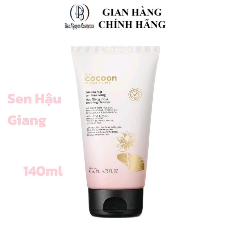 (Chính hãng) Sữa rửa mặt Sen Hậu Giang Cocoon 140ml