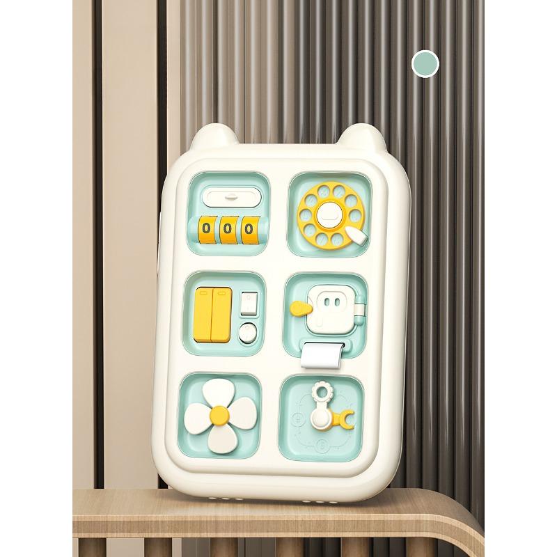 Product Introduction of Children's Multi-functional Busy Board Baby's Hand Fine Movements Educational Exercise Montessori Early Education Logic Toy 5