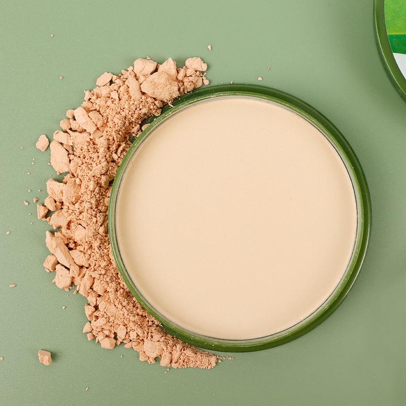 Product Introduction of 99% Aloe Vera Face Powder Smoothing Pressed Powder Waterproof  Moisturizing  Concealer Brighten Foundation Face Makeup Cosmetic Moisturizer Moisture 9