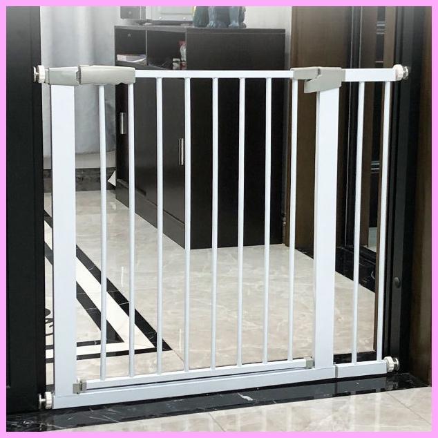 Thanh chắn cầu thang thanh chắn cửa khung thép sơn tĩnh điện - an toàn cho bé