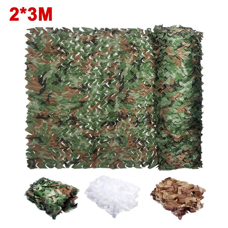 Goiwesyk 2x3m Military Army Camo Camping Hunting Woodland Camouflage Netting Sun Shelter 0