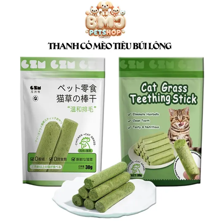 Catnip thanh cho mèo, bánh thưởng cho chó mèo, hamster, mài răng, giảm hôi miệng, tiêu lông BMJ Petshop