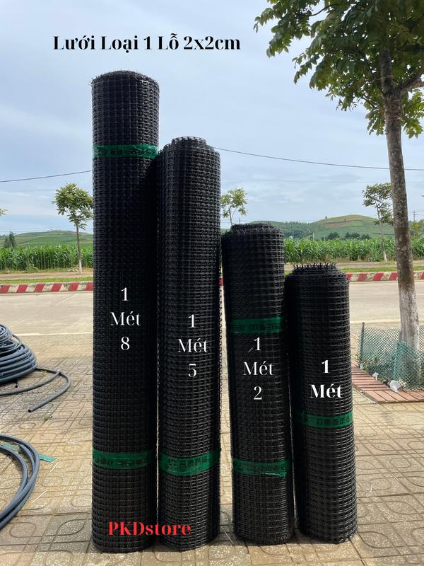 Loại 1 ( ô 2x2 cm ) : Lưới Nhựa Dẻo Nguyên Sinh Cao 1m,1m2,1m5,1m8 Dài 25m ô 2x2cm làm chuồng chim,gà,vịt,rào vườn, giàn leo chịu lực, chịu nhiệt, siêu bên 9-10 năm