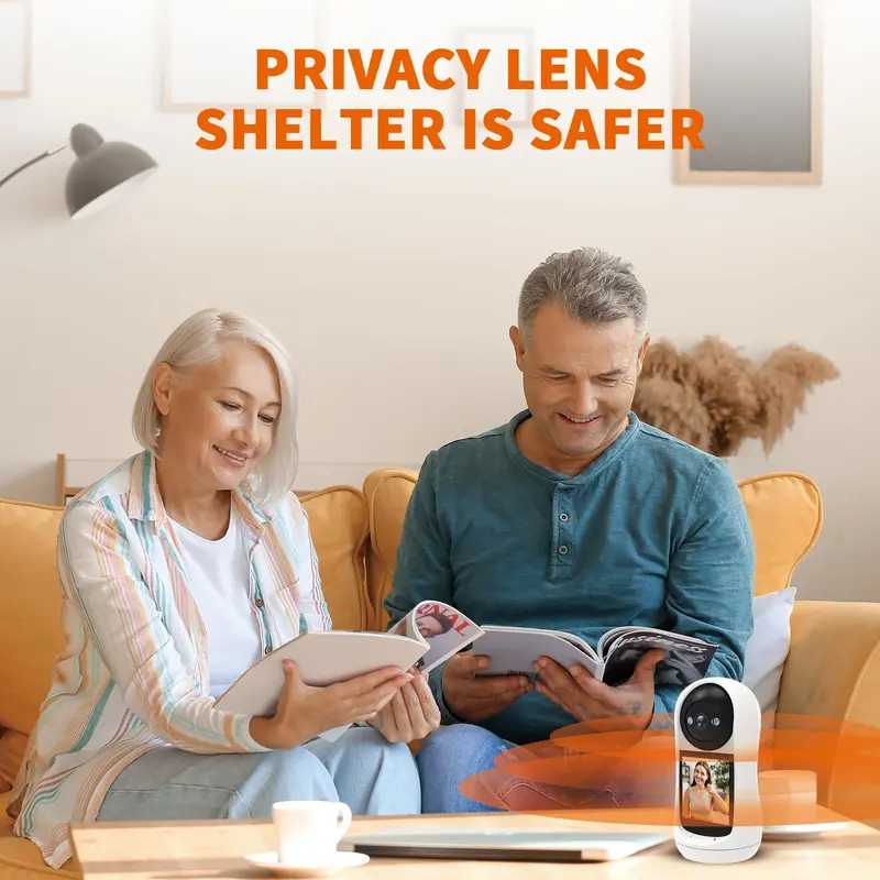 1080P HD Smart Security Camera, USB Powered WiFi Camera with Night Vision, Motion-Detection Camera with Two-Way Audio for Home Surveillance 4