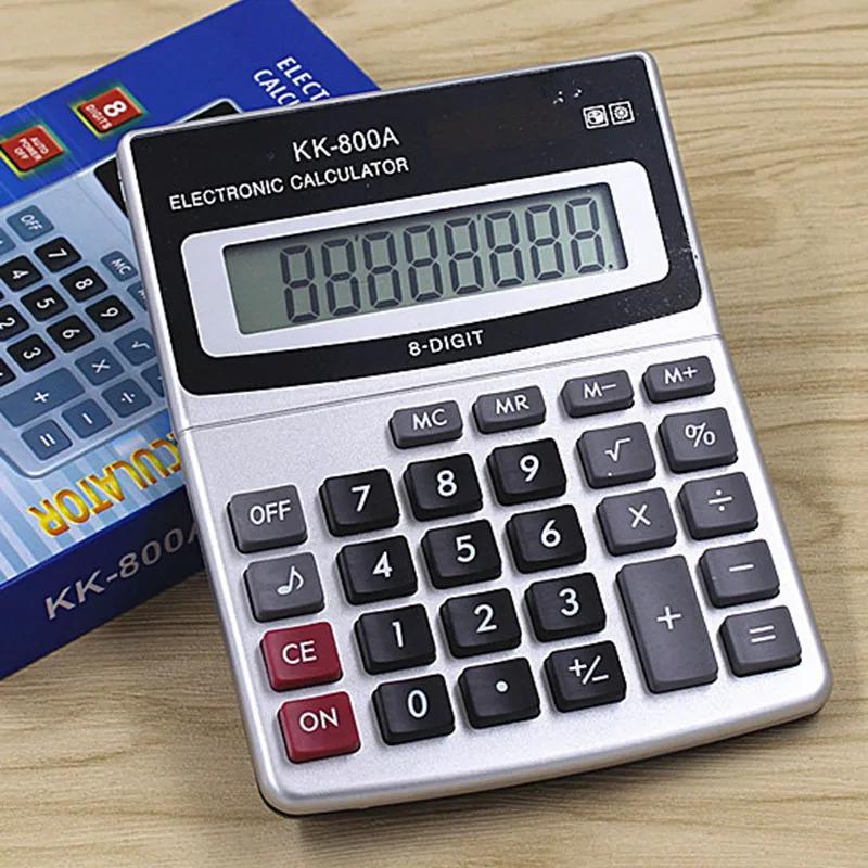 Product Introduction of Calculator KK-800A Metal Desktop  Large Font Wide Calculator 8 A Business Computer Office Supplies with Manufacturer Wholesale 22